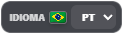 Seletor de idioma em portugues